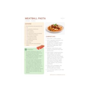 Meatball Pasta